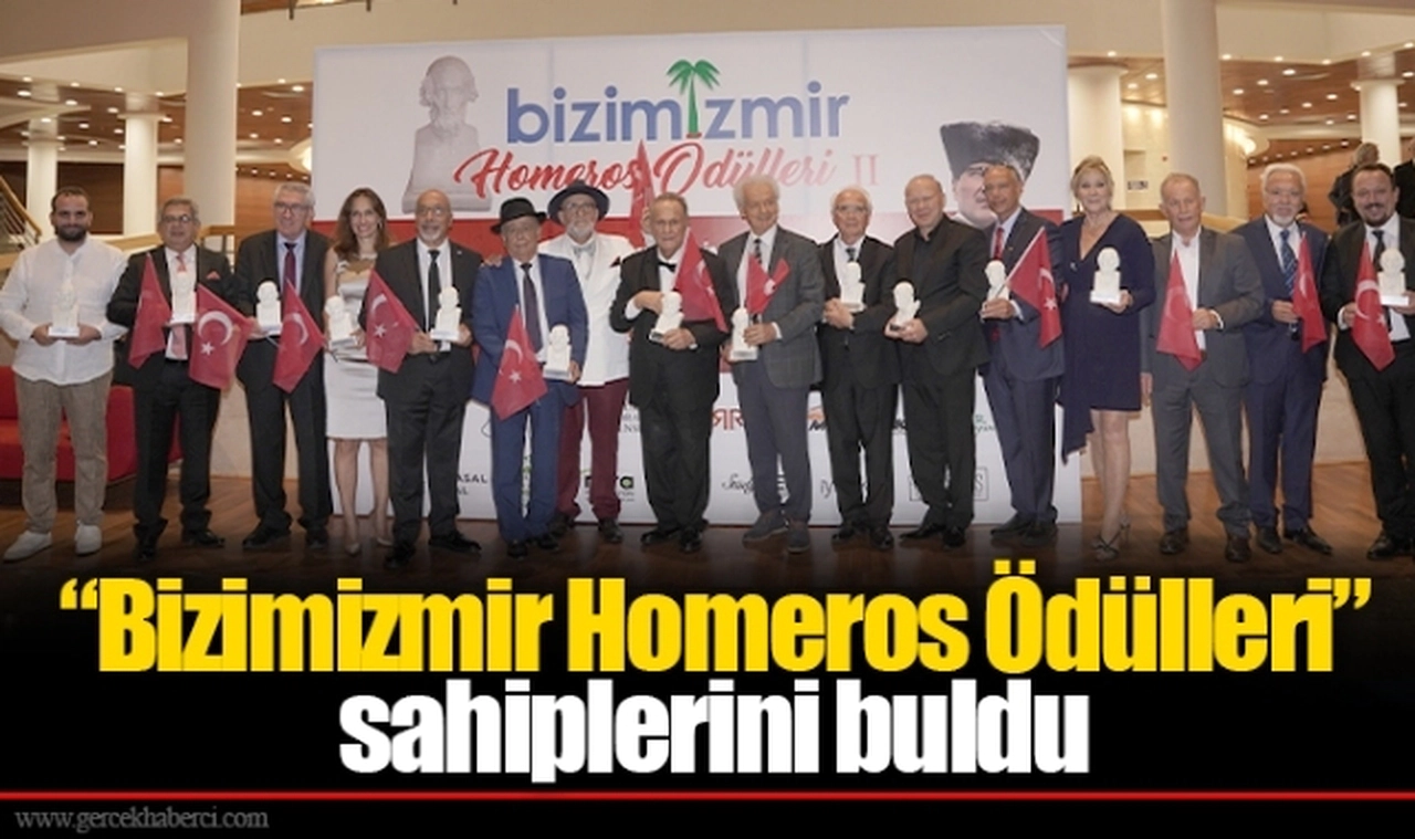 “Bizimizmir Homeros Ödülleri” sahiplerini buldu