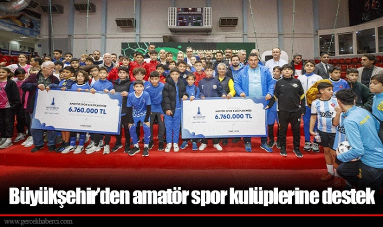 Büyükşehir’den amatör spor kulüplerine destek