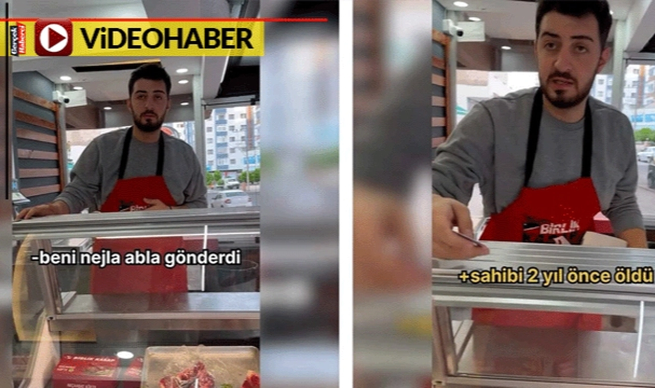 Et almaya gelmedim dedi: Görüntüler izleyenleri güldürdü
