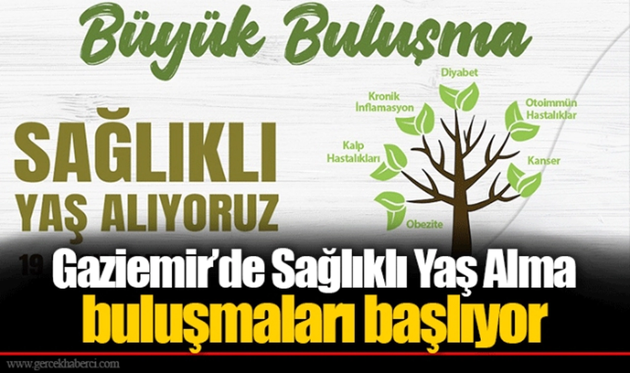 Gaziemir’de Sağlıklı Yaş Alma buluşmaları başlıyor