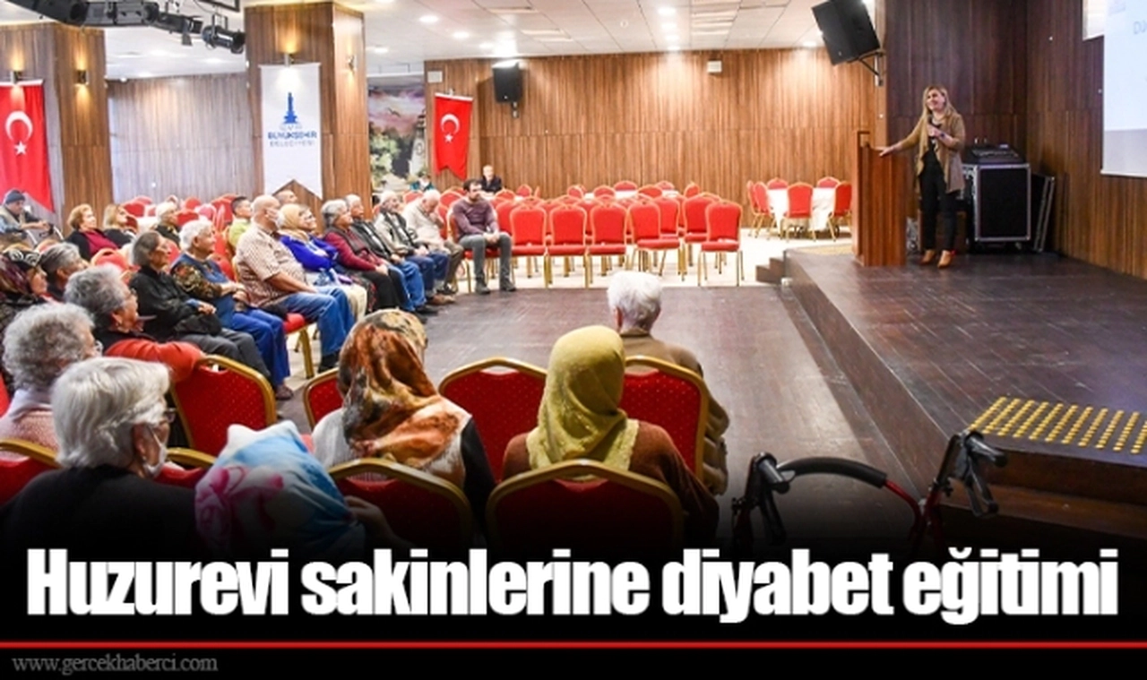 Huzurevi sakinlerine diyabet eğitimi
