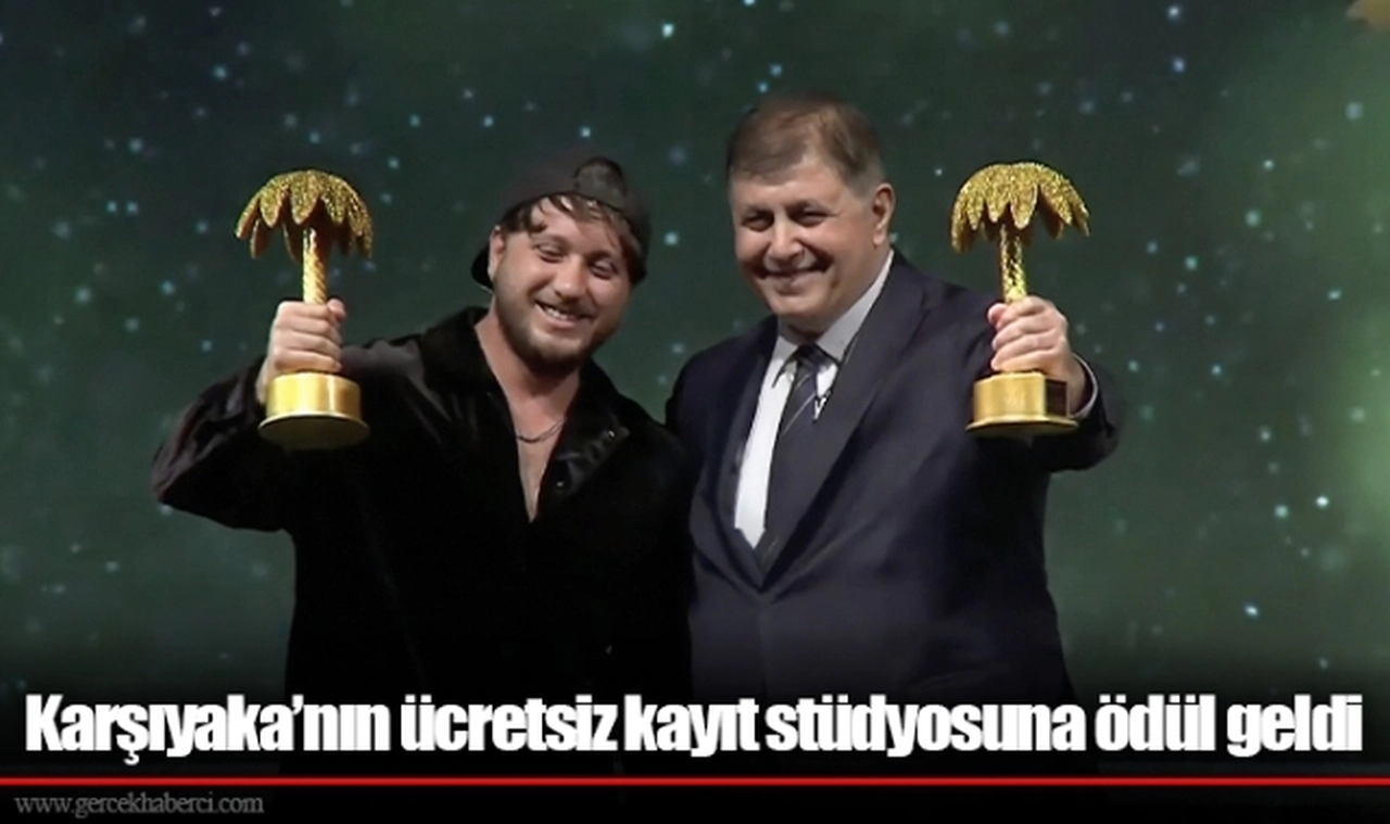Karşıyaka’nın ücretsiz kayıt stüdyosuna ödül geldi