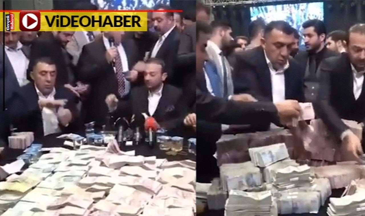 Tam 6 saat sürdü... Aşiret düğününde kilolarca altın ve milyonlarca lira takıldı