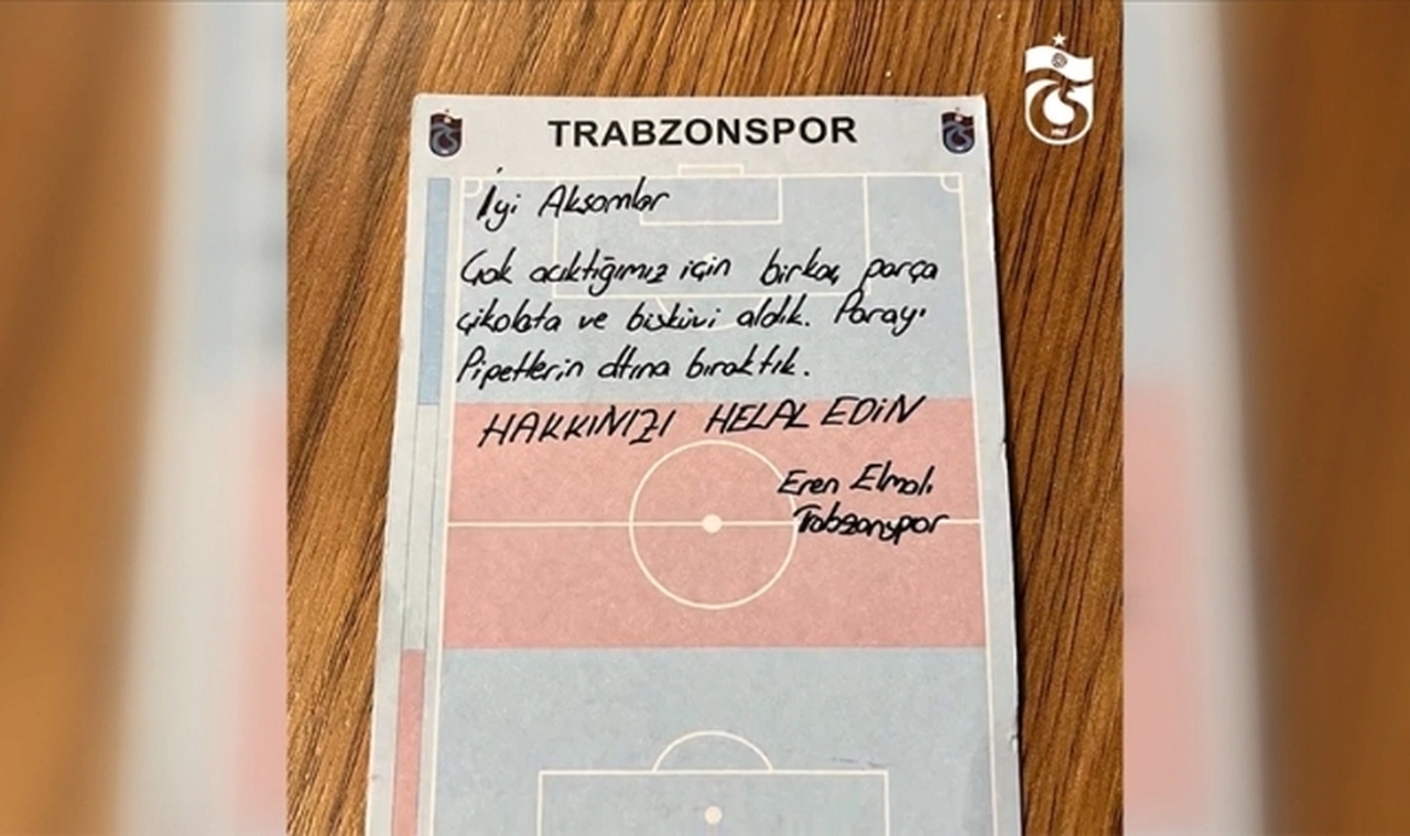 Trabzonsporlu futbolculardan örnek davranış