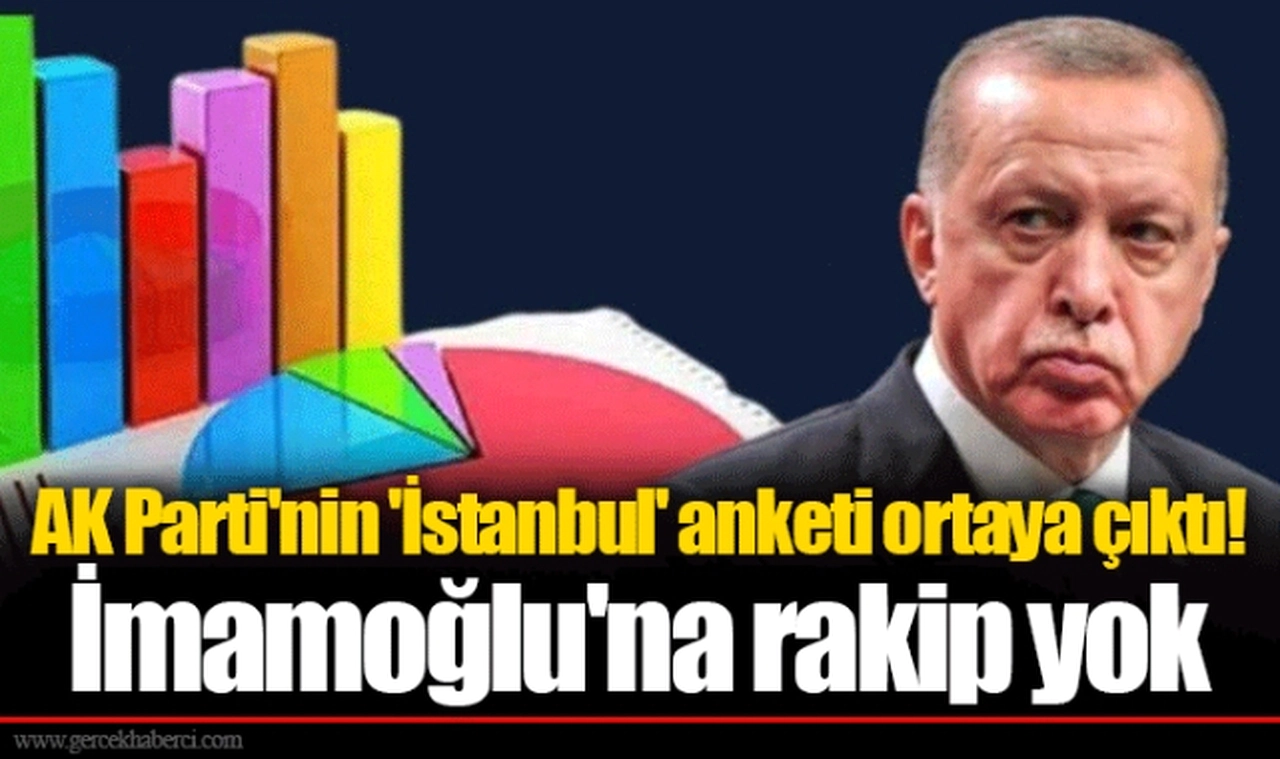 AK Parti'nin 'İstanbul' anketi ortaya çıktı! İmamoğlu'na rakip yok