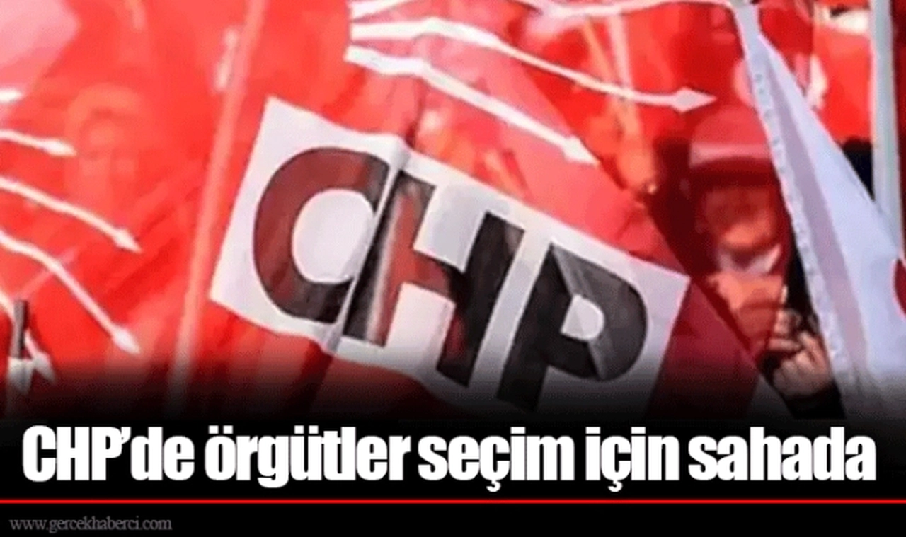 CHP’de örgütler seçim için sahada