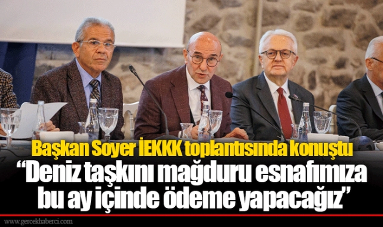 “Deniz taşkını mağduru esnafımıza bu ay içinde ödeme yapacağız”