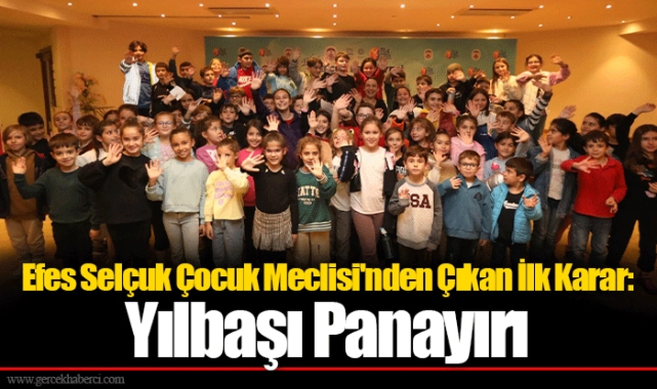 Efes Selçuk Çocuk Meclisi'nden Çıkan İlk Karar: Yılbaşı Panayırı