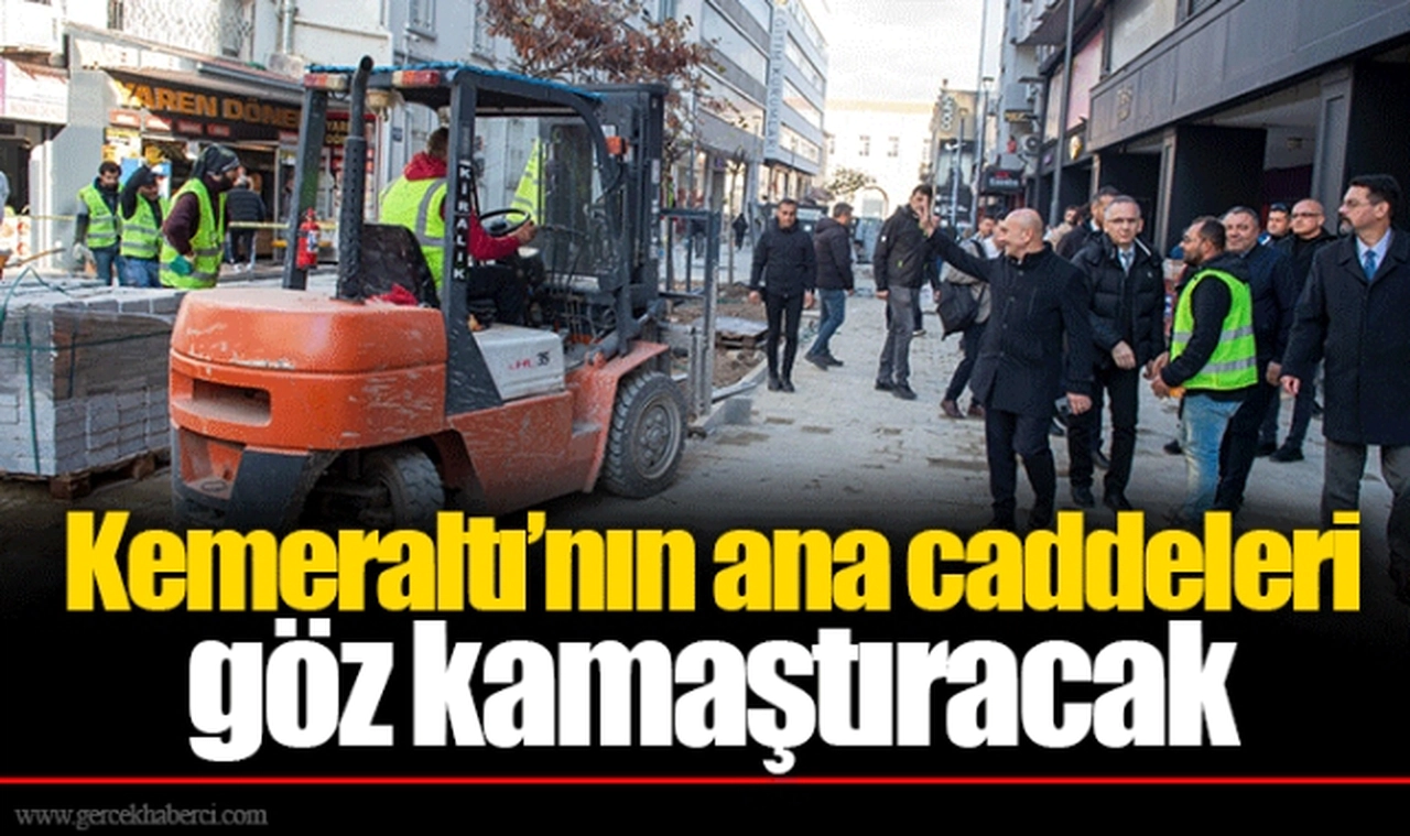 Kemeraltı’nın ana caddeleri göz kamaştıracak