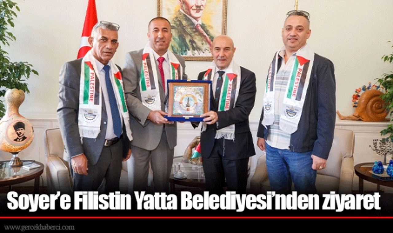 Soyer’e Filistin Yatta Belediyesi’nden ziyaret
