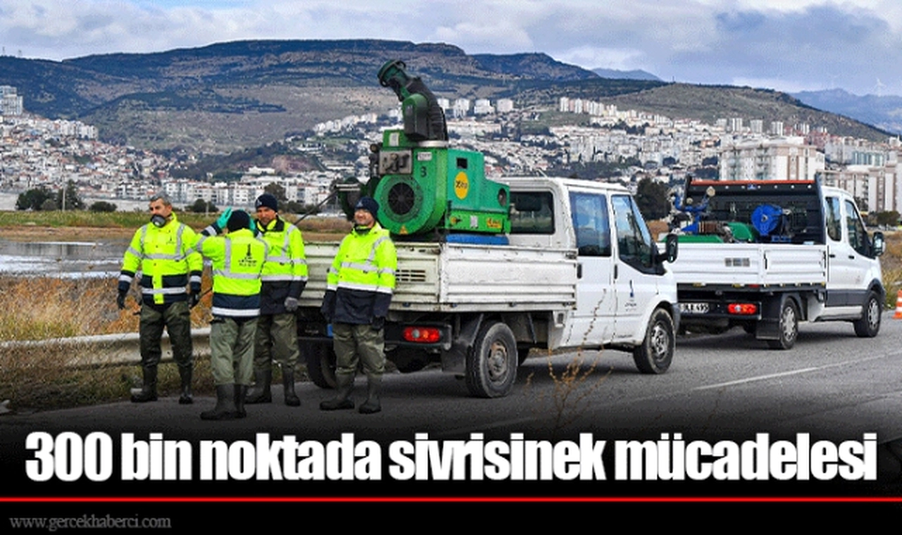 300 bin noktada sivrisinek mücadelesi 