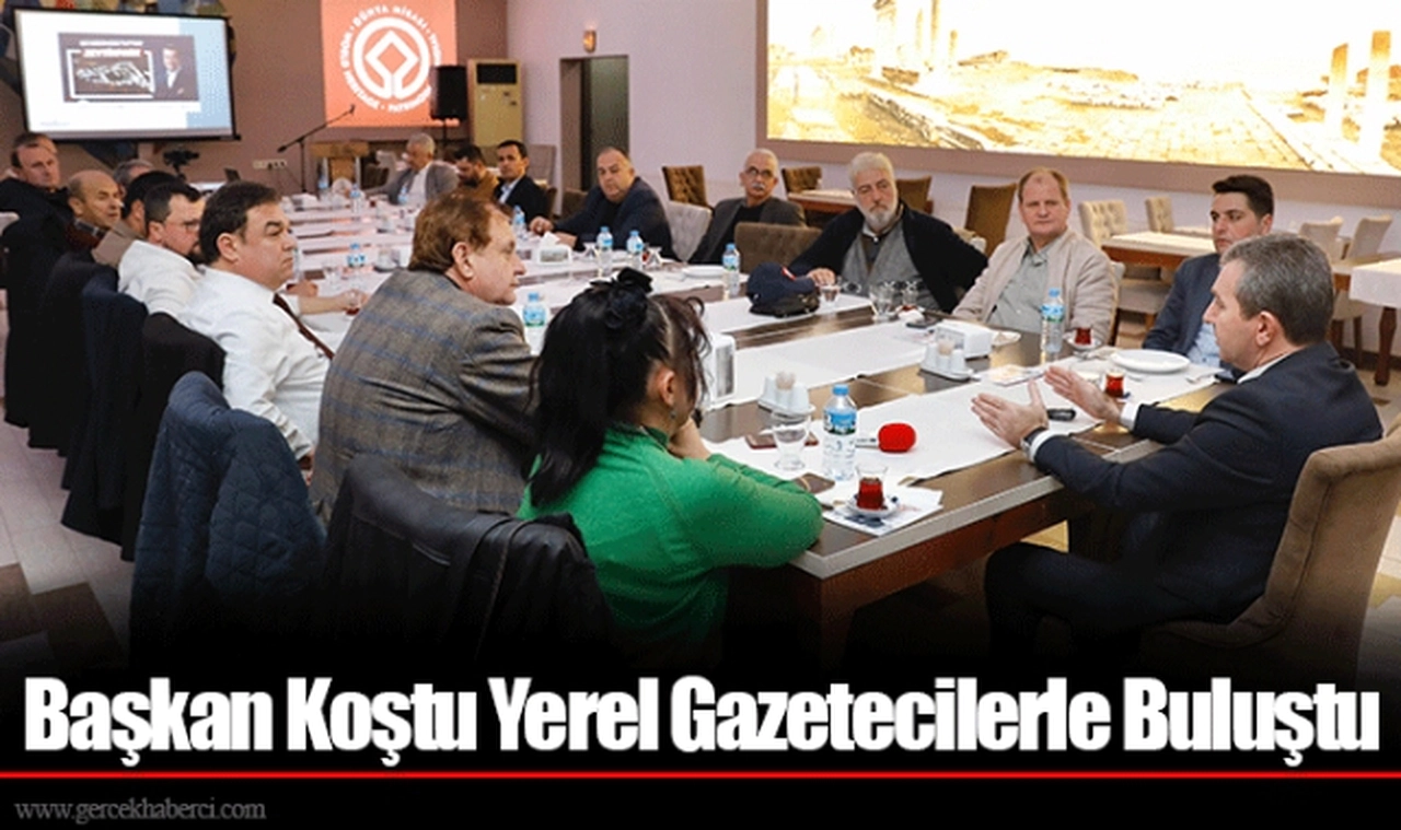 Başkan Koştu Yerel Gazetecilerle Buluştu