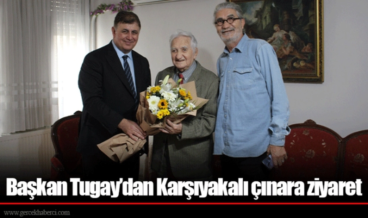 Başkan Tugay’dan Karşıyakalı çınara ziyaret