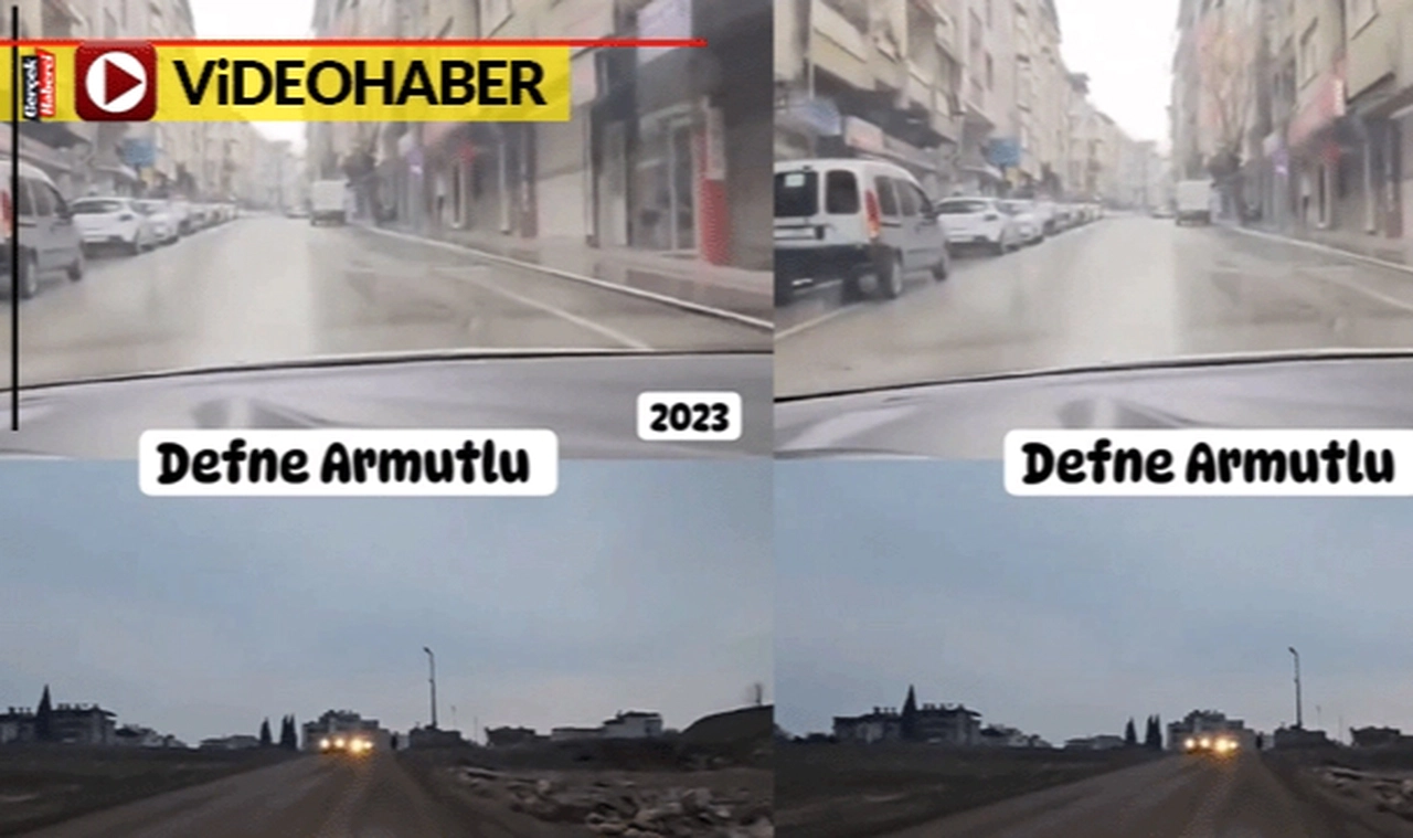 Depremin acı görüntüleri... Vatandaş aynı yerde...