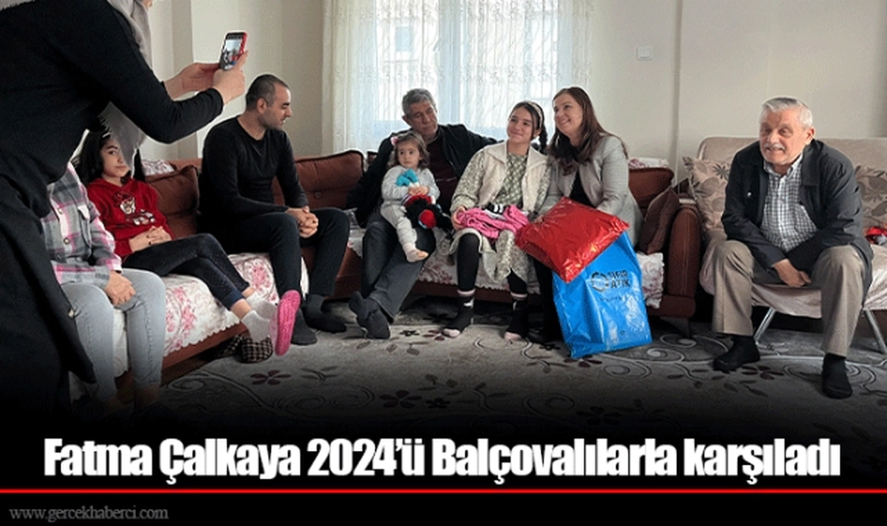 Fatma Çalkaya 2024’ü Balçovalılarla karşıladı