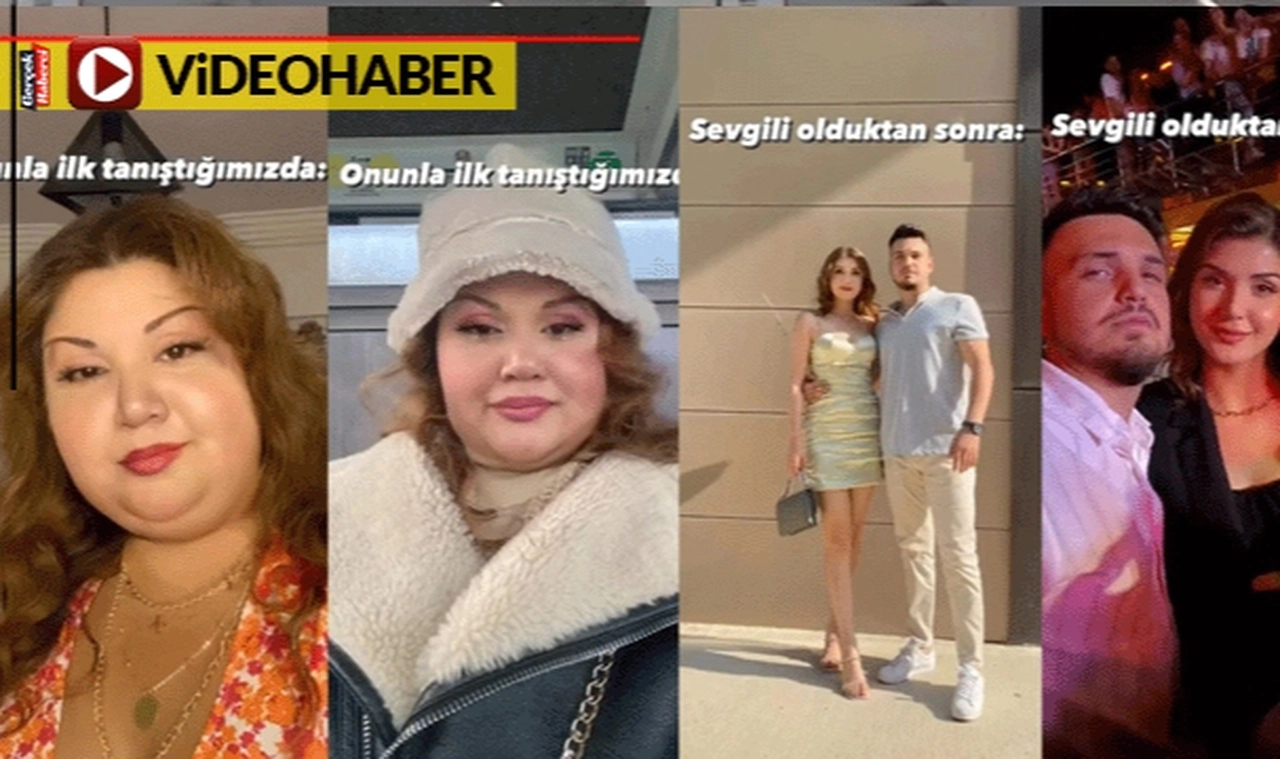 Genç kadının erkek arkadaşıyla tanıştıktan sonraki dönüşümü olay oldu