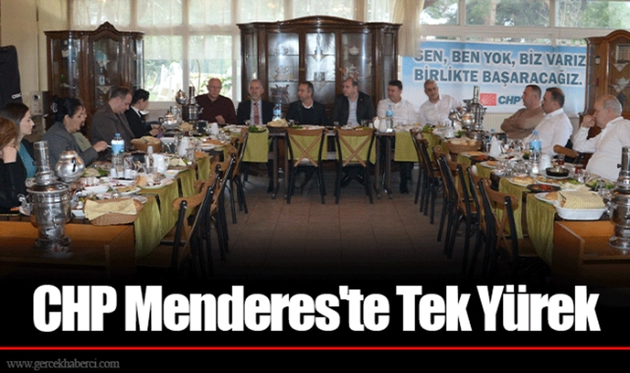 CHP Menderes'te Tek Yürek