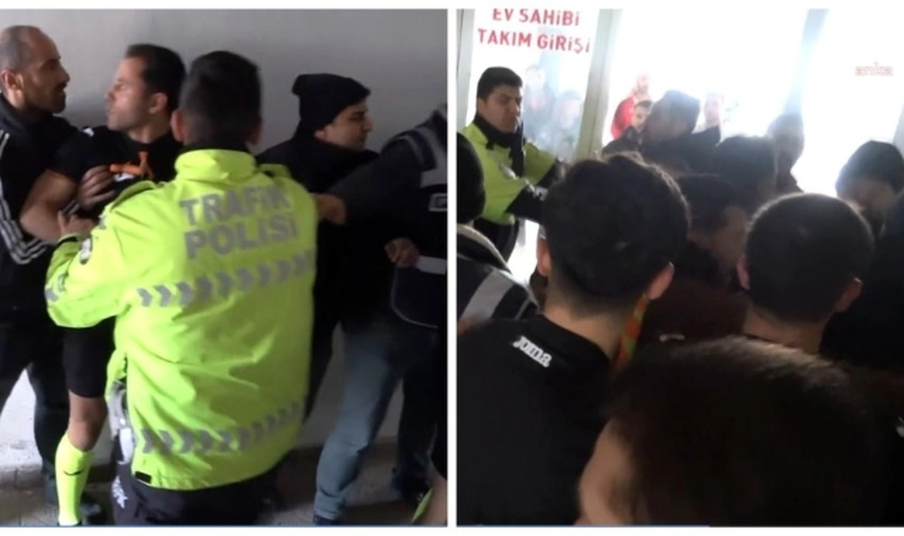 Hakemler, yöneticiler ve futbolcular tarafından darp edildi