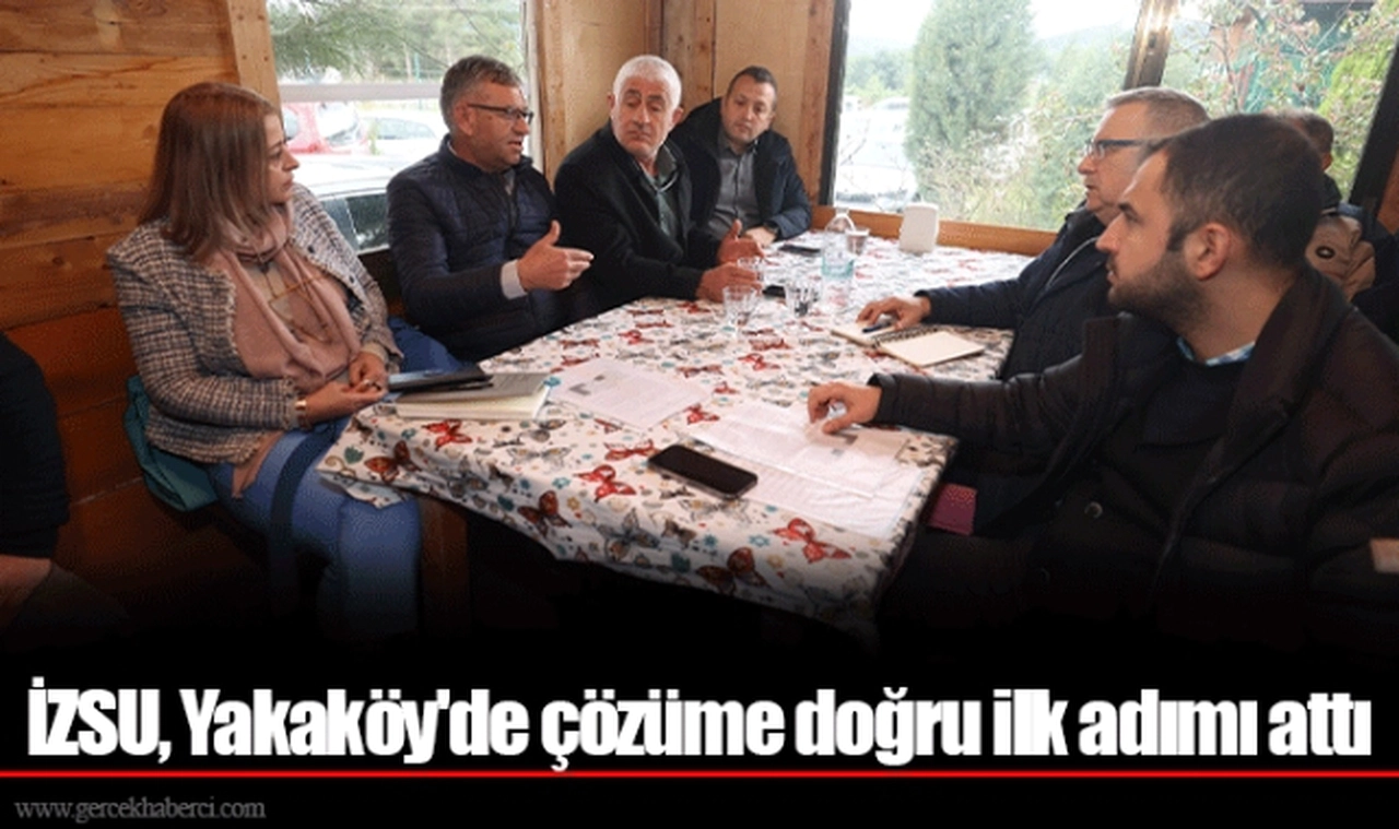 İZSU, Yakaköy'de çözüme doğru ilk adımı attı