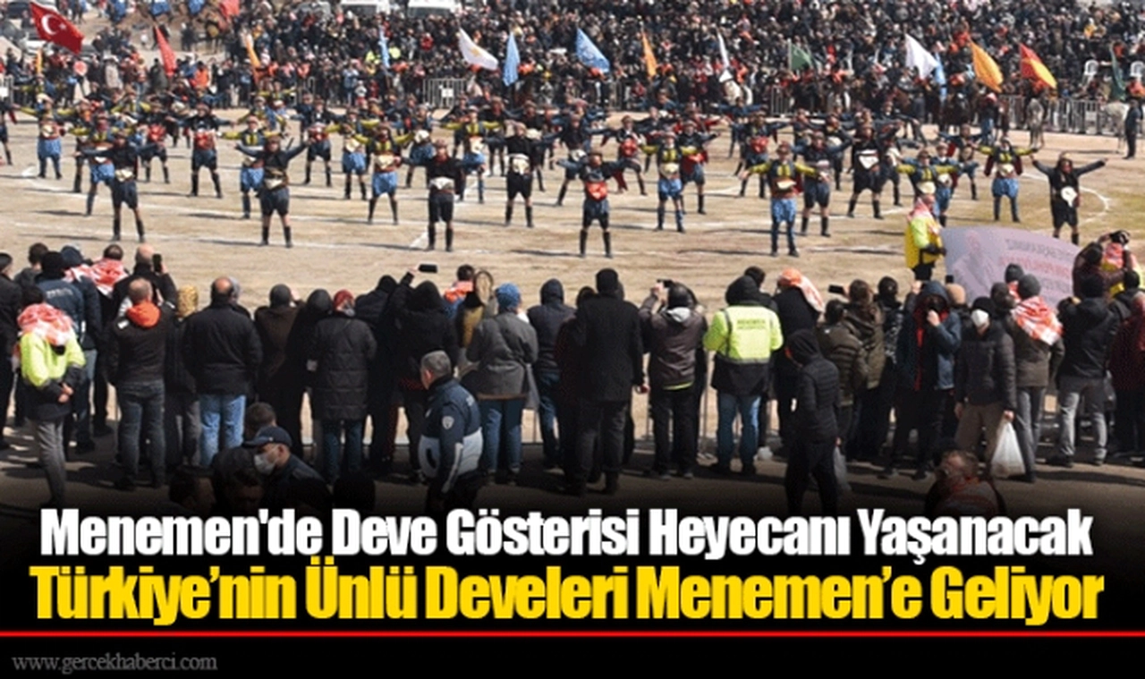 Menemen'de Deve Gösterisi Heyecanı Yaşanacak