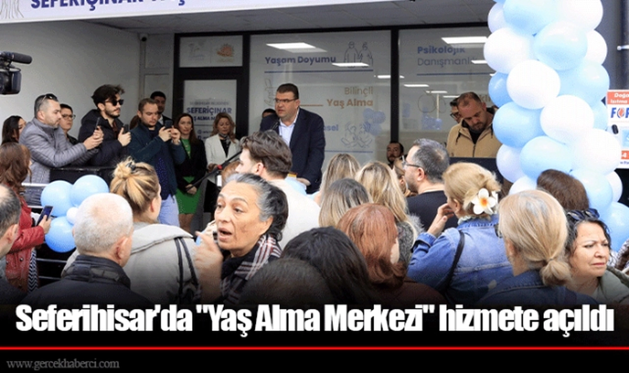 Seferihisar'da "Yaş Alma Merkezi" hizmete açıldı