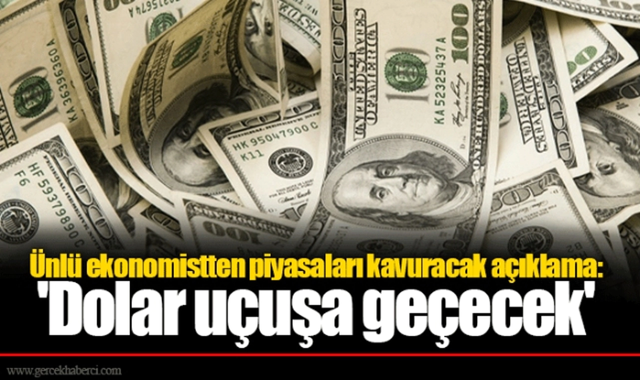 Ünlü ekonomistten piyasaları kavuracak açıklama: 'Dolar uçuşa geçecek'