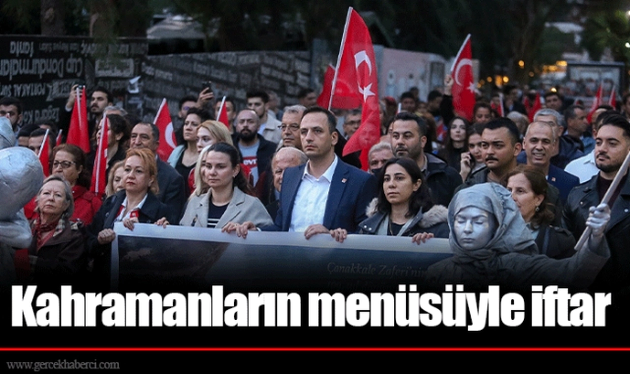 Kahramanların menüsüyle iftar