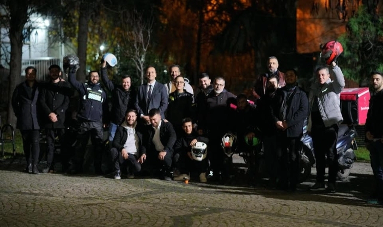 Moto kuryelere gece yarısı ziyareti
