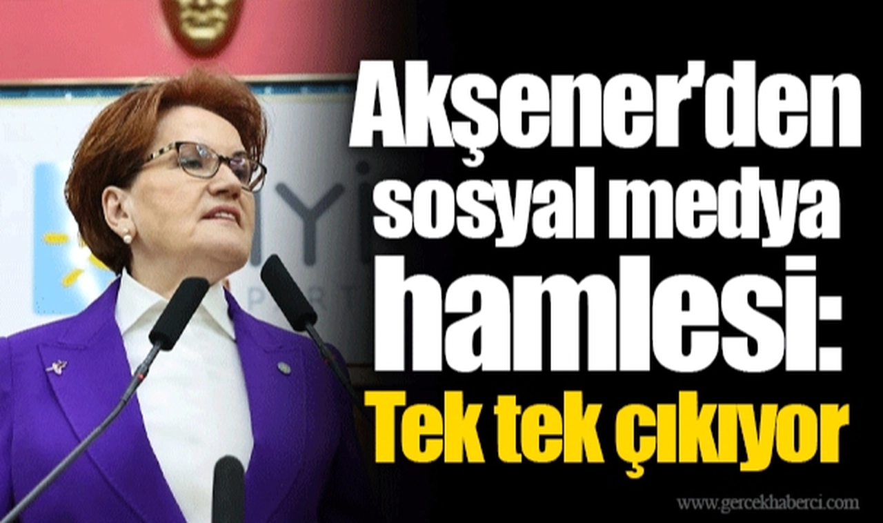 Akşener'den sosyal medya hamlesi: Tek tek çıkıyor