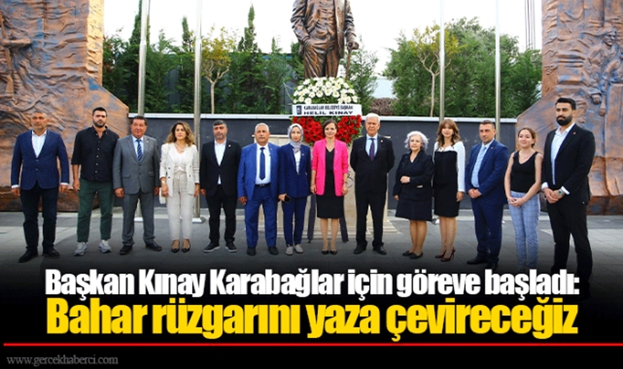 Başkan Kınay Karabağlar için göreve başladı: Bahar rüzgarını yaza çevireceğiz