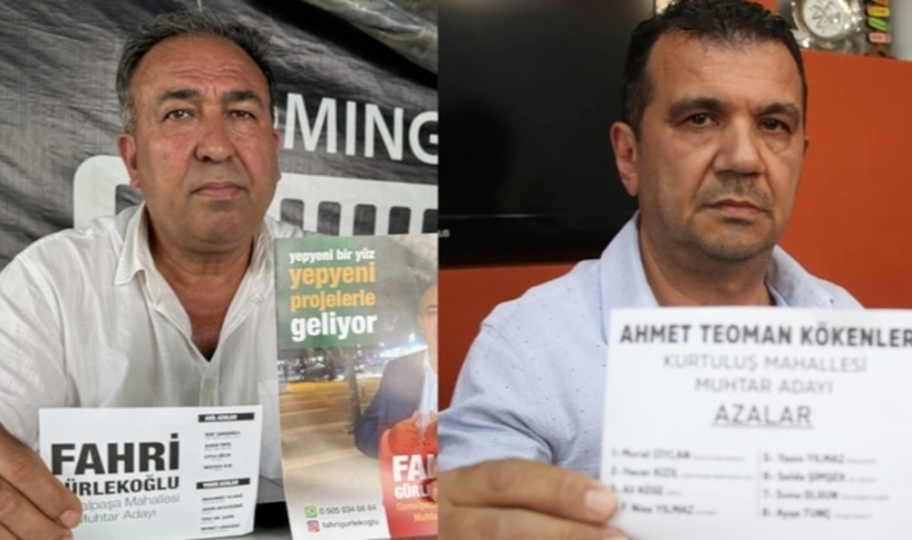Pusulalarında ünvan yazan 2 muhtarın adaylıkları iptal edildi