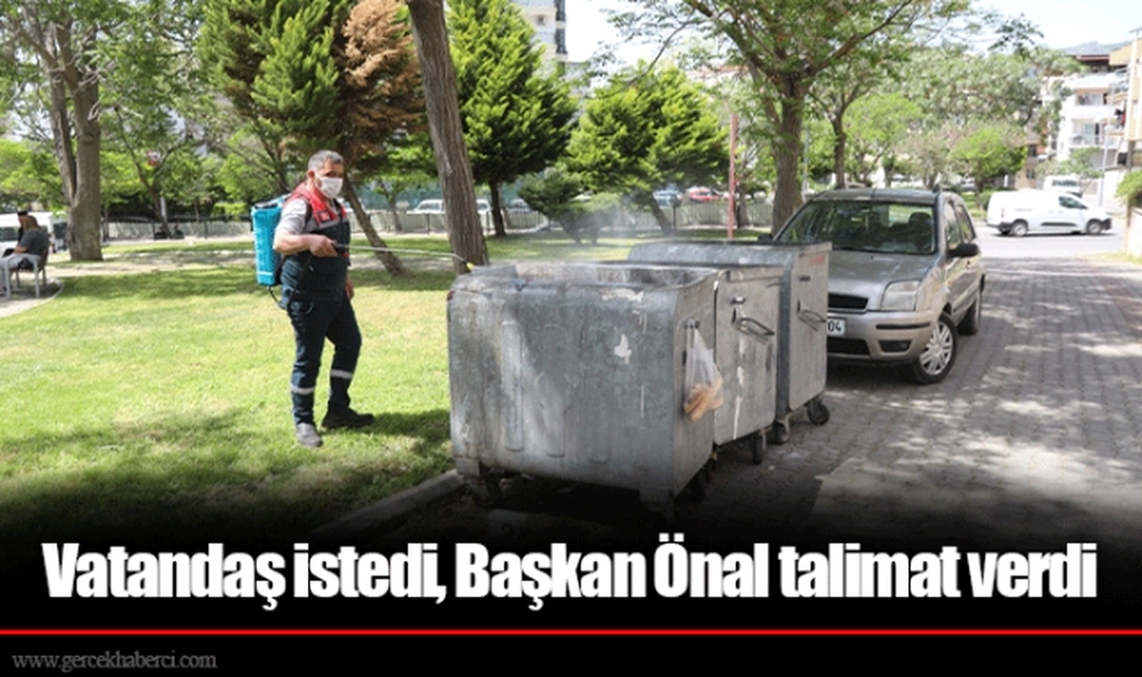 Vatandaş istedi, Başkan Önal talimat verdi