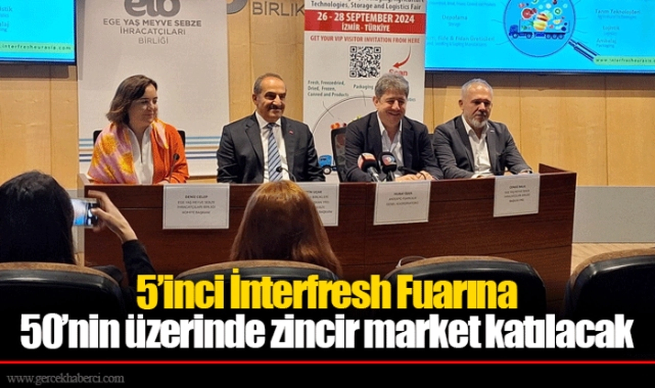 5’inci İnterfresh Fuarına 50’nin üzerinde zincir market katılacak 