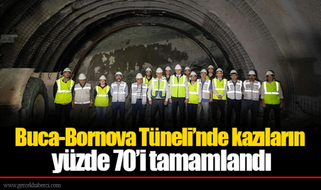Buca-Bornova Tüneli’nde kazıların yüzde 70’i tamamlandı