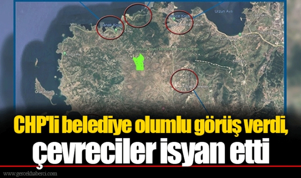 CHP'li belediye olumlu görüş verdi, çevreciler isyan etti