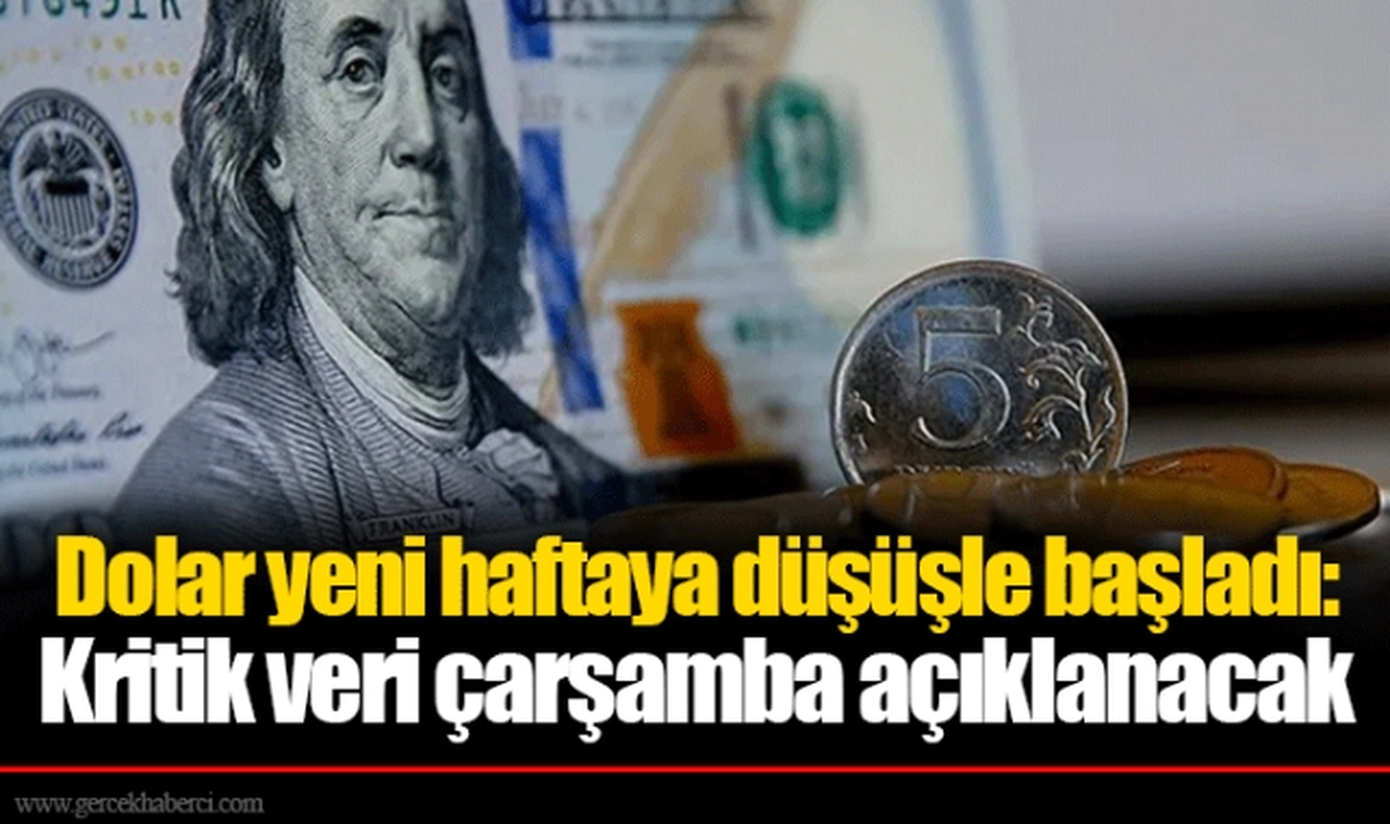 Dolar yeni haftaya düşüşle başladı: Kritik veri çarşamba açıklanacak