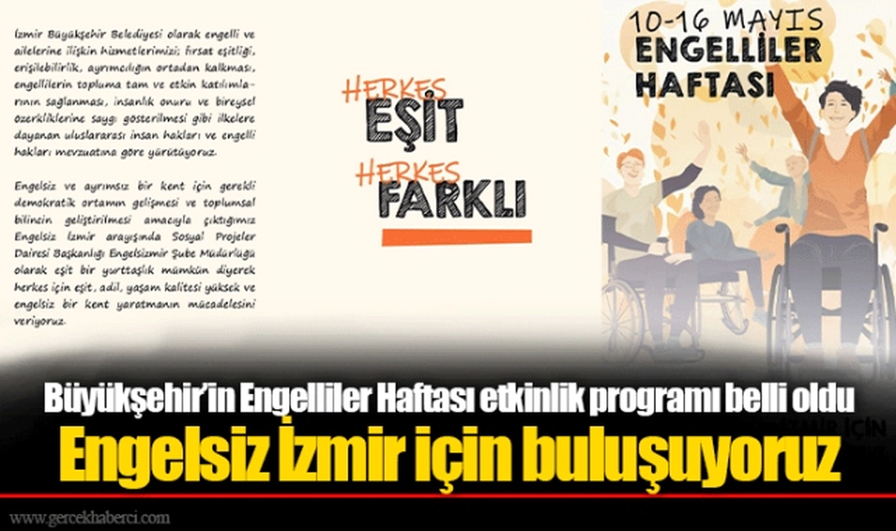 Engelsiz İzmir için buluşuyoruz