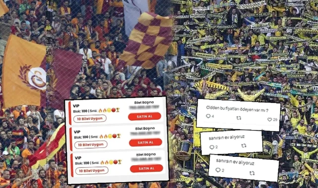 Galatasaraylı ve Fenerbahçeli taraftarlara karaborsa şoku... Araba parasına derbi bileti