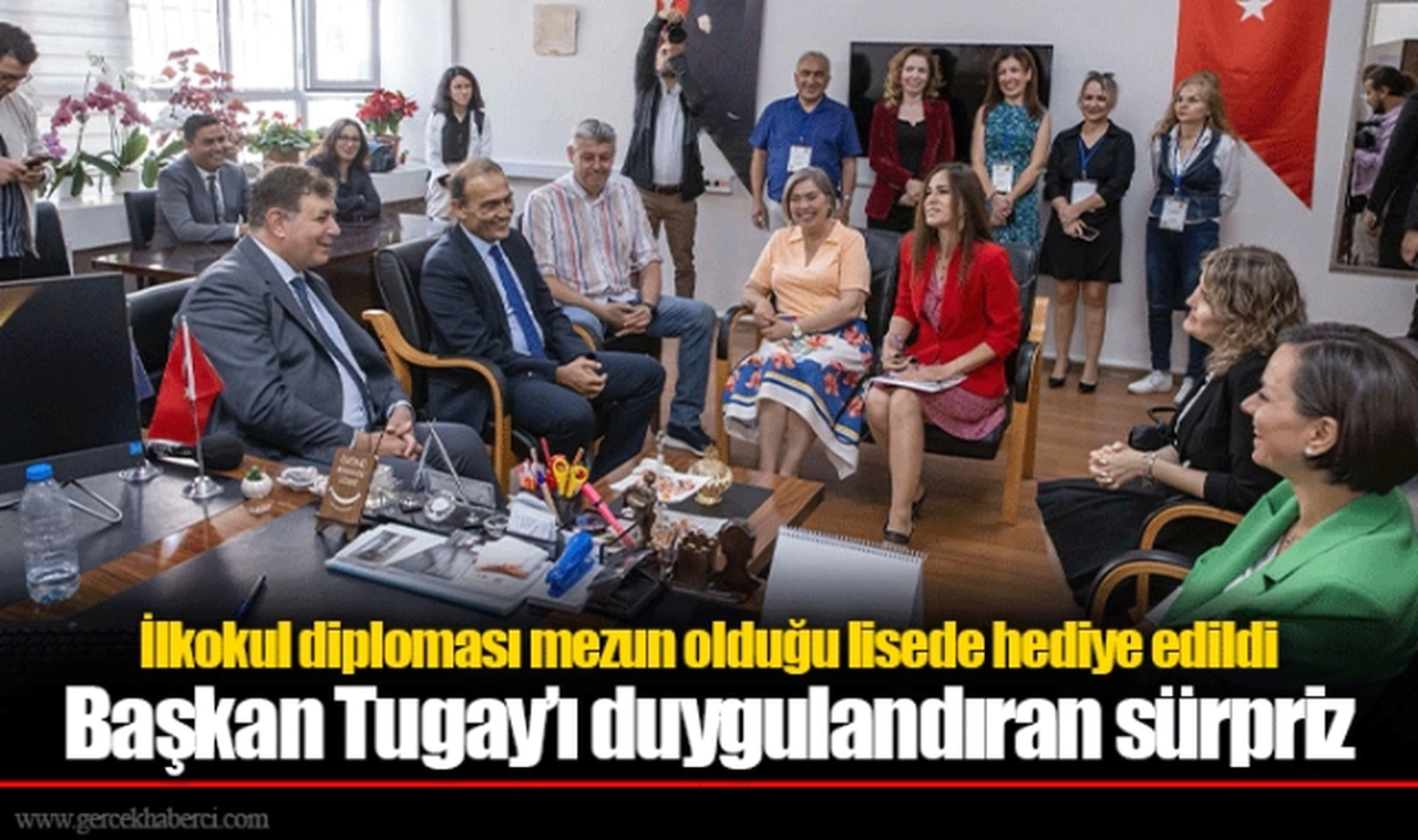 İlkokul diploması mezun olduğu lisede hediye edildi