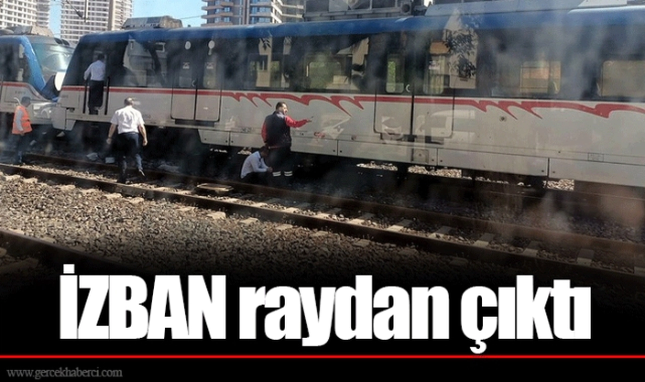 İZBAN raydan çıktı