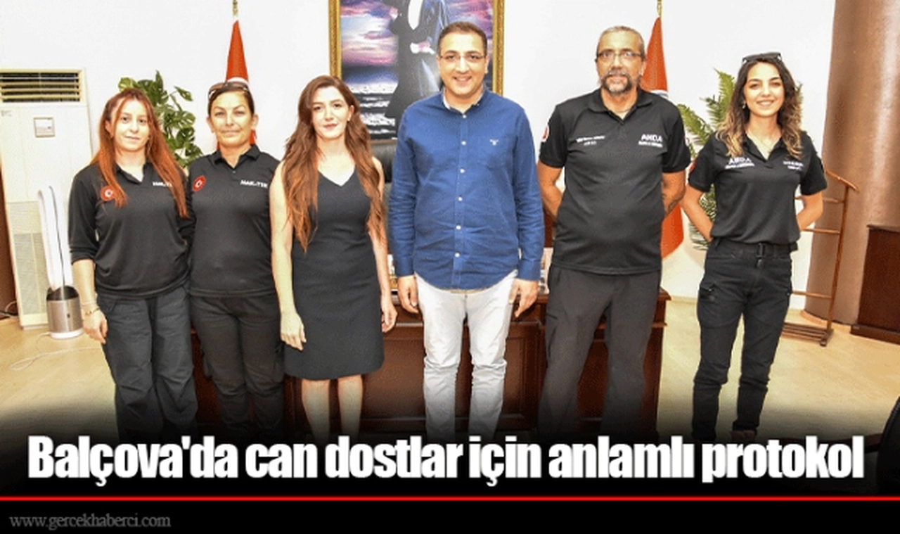 Balçova'da can dostlar için anlamlı protokol