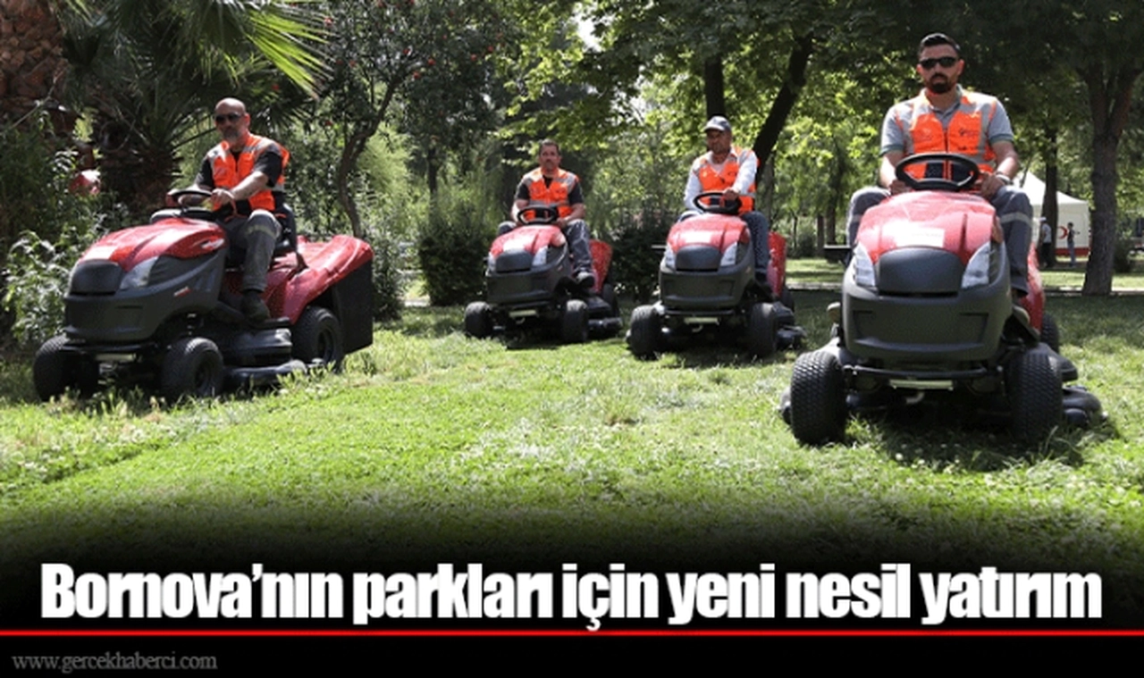 Bornova’nın parkları için yeni nesil yatırım