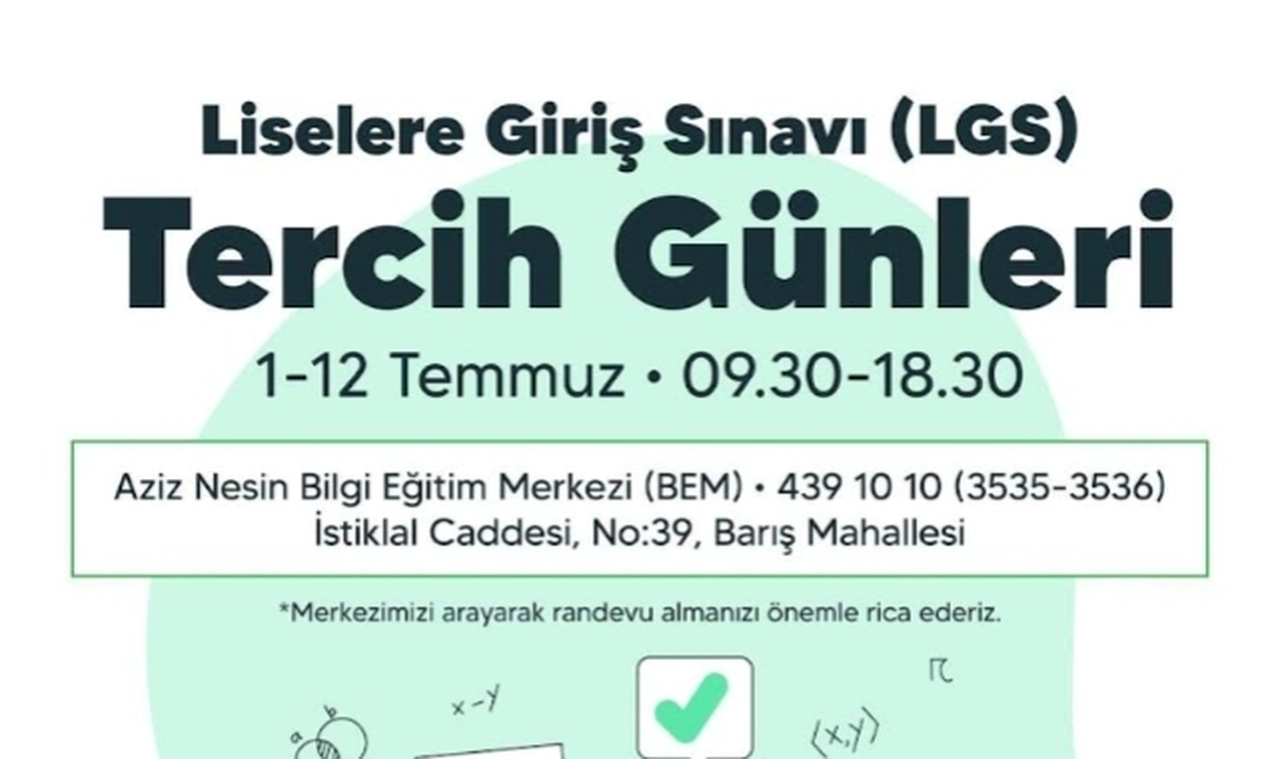 Buca Belediyesi tercih sürecinde öğrencilerin yanında