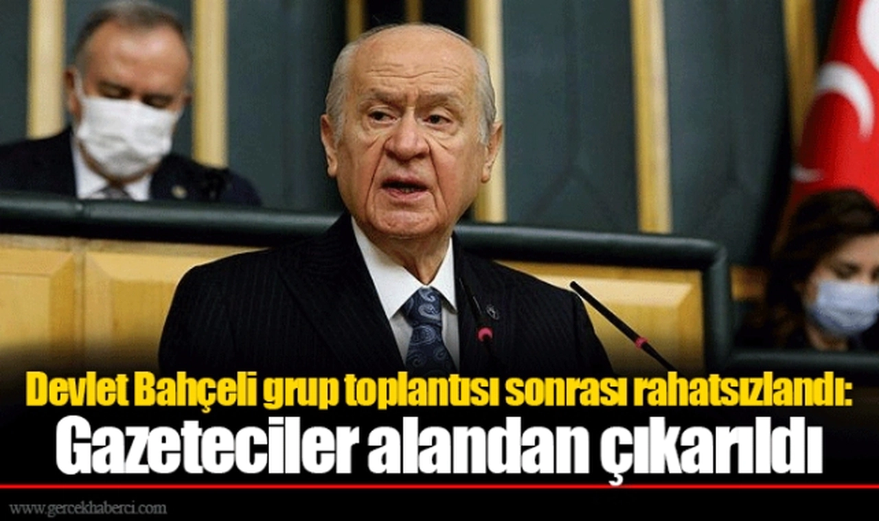 Devlet Bahçeli grup toplantısı sonrası rahatsızlandı: Gazeteciler alandan çıkarıldı