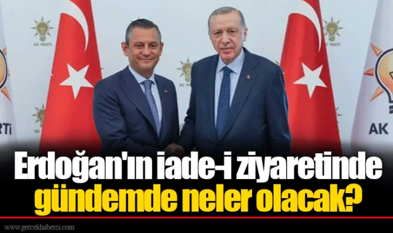 Erdoğan'ın iade-i ziyaretinde gündemde neler olacak?