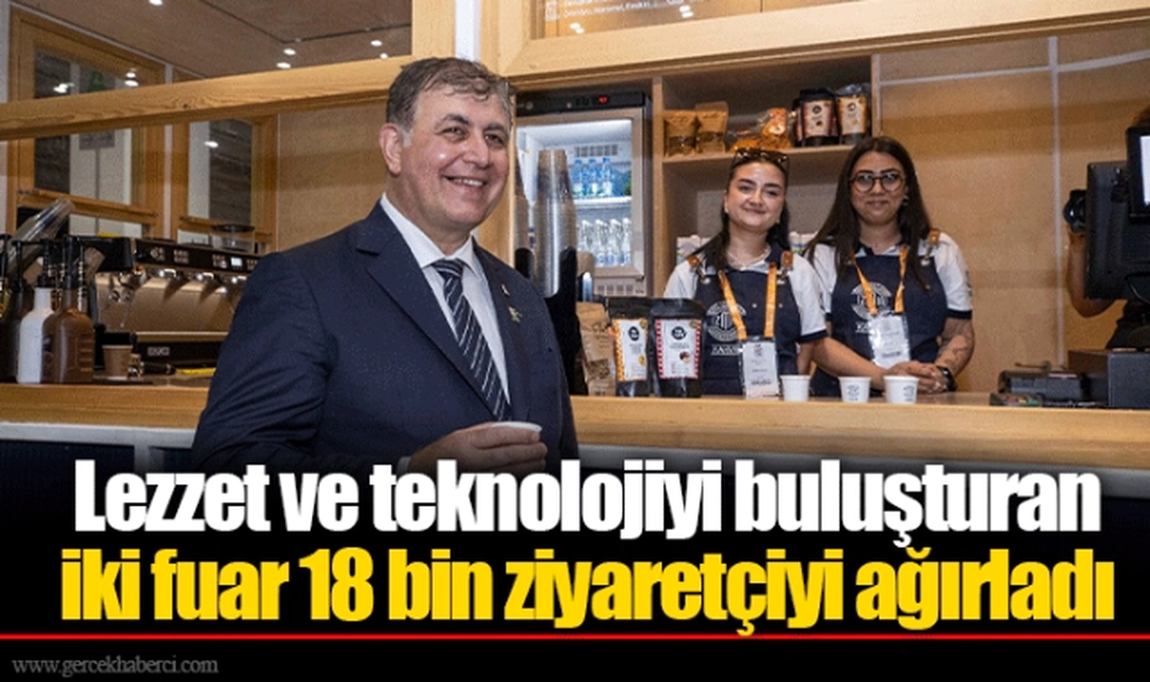 Lezzet ve teknolojiyi buluşturan iki fuar 18 bin ziyaretçiyi ağırladı