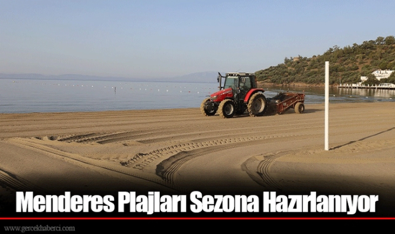 Menderes Plajları Sezona Hazırlanıyor