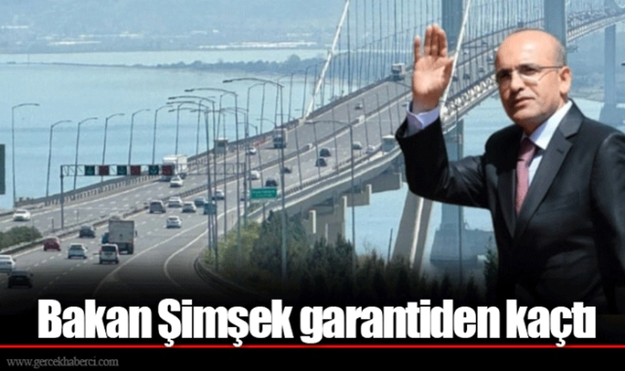 Bakan Şimşek garantiden kaçtı