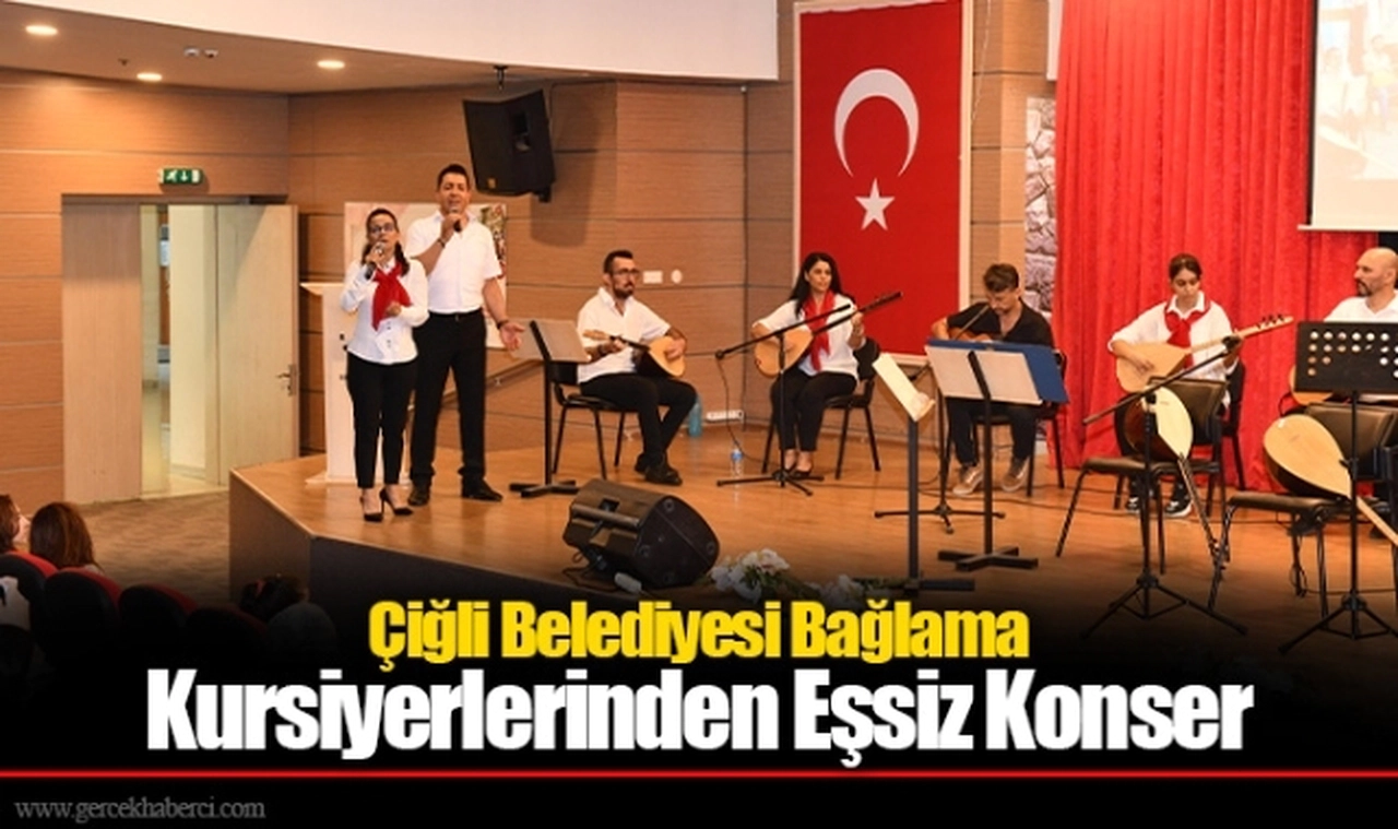 Çiğli Belediyesi Bağlama Kursiyerlerinden Eşsiz Konser