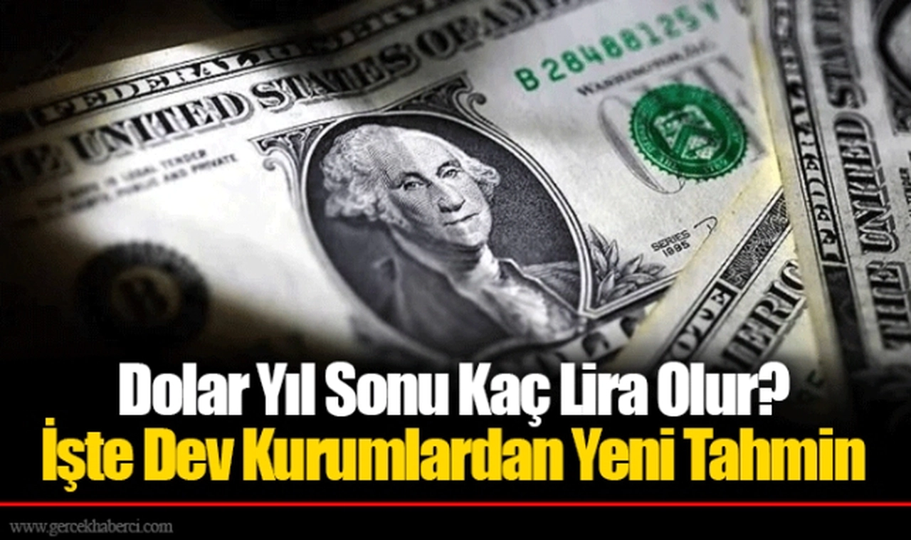 Dolar Yıl Sonu Kaç Lira Olur? İşte Dev Kurumlardan Yeni Tahmin